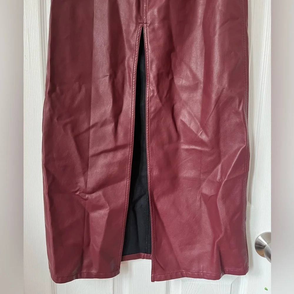 Free People Red Jasper Vegan Maxi Skirt Size 2